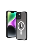 CEPCASE    Iphone 14 Plus Kılıf Wireless Şarj Özellikli Mıknatıslı Magsafe Antishock Kapak - 6