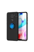 CEPCASE    Xiaomi Redmi Note 9 Kılıf Yüzüklü Standlı Soft Parmak Izi Bırakmaz+nano Ekran Koruma - 1