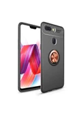 CEPCASE    Xiaomi Mi 8 Lite Kılıf Yüzüklü Standlı Soft Parmak Izi Bırakmaz+nano Ekran Koruma thumbnail 1