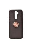CEPCASE    Xiaomi Redmi Note 8 Pro Kılıf Yüzüklü Standlı Soft Parmak Izi Bırakmaz+nano Ekran Koruma - 1
