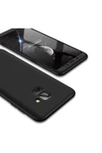 CEPCASE    Galaxy A8 2018 Kılıf 3 Parça Tam Koruma Zore Ays Kapak - 1
