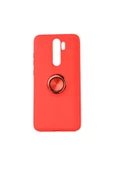 CEPCASE Xiaomi Redmi Note 8 Pro Kılıf Yüzüklü Standlı Soft Parmak Izi Bırakmaz Kapak - 1