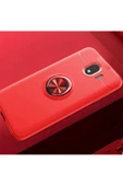 CEPCASE    Samsung Galaxy J4 Kılıf Yüzüklü Standlı Soft Parmak Izi Bırakmaz Kapak thumbnail 2