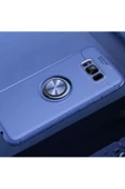 CEPCASE    Samsung Galaxy S8 Plus Kılıf Yüzüklü Standlı Soft Parmak Izi Bırakmaz Kapak thumbnail 2