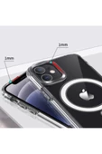 CEPCASE    Iphone 12 Mini Kılıf Magsafe Kablosuz Şarj Temassız Şarj Uyumlu Wireless Akıllı Kapak thumbnail 4