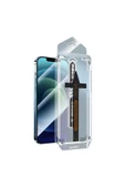 CEPCASE    Apple iPhone 15 Pro Ekran Koruyucu Süper Fast Anti-Dust Toz Önleyici Temperli Ekran Koruyucu Renksiz - 2