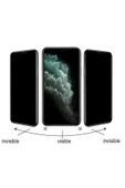 CEPCASE    Apple iPhone 11 Pro Max Ekran Koruyucu Privacy 5D Temperli Cam 9H HD Kalite Kolay Kurulum Siyah - 5
