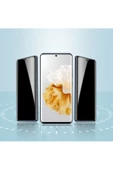 CEPCASE    Galaxy S22 Ultra Ekran Koruyucu Privacy Pratik Uygulama Aparatlı Easy App Body Hayalet Ekran Siyah - 3