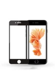 CEPCASE    Apple iPhone 6 plus Ekran Koruyucu Kenar Korumalı Tam Kapatan 5D Temperli Cam Ekran Koruma Siyah - 1
