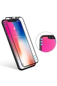 CEPCASE    Apple iPhone 12 Pro Ekran Koruyucu 3D Kavisli Seramik Tam Kapatan Esnek Ekran Koruma Siyah - 5