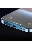 CEPCASE    Apple iPhone 14 Ekran Koruyucu 3D Kavisli Seramik Tam Kapatan Esnek Ekran Koruma Siyah - 5
