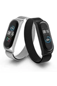CEPCASE    Xiaomi Mi Band 6 Kordon/Kayış Metal Hasır Örgü Tasarım Paslanmaz Mıknatıslı Ayarlanabilir - 2
