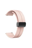 CEPCASE    Huawei GT2 46mm Kordon/Kayış Çizgili Tasarım Metal Toka Esnek Sağlam Silikon Kordon - 2