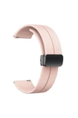 CEPCASE    Huawei GT2 46mm Kordon/Kayış Uyumlu Çizgili Tasarım Metal Toka Esnek Sağlam Silikon Kordon - 2
