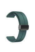 CEPCASE    Xiaomi Amazfit Pace Kordon/Kayış Çizgili Tasarım Metal Toka Esnek Sağlam Silikon Kordon - 1