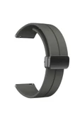 CEPCASE    Xiaomi Amazfit Pace Kordon/Kayış Çizgili Tasarım Metal Toka Esnek Sağlam Silikon Kordon - 1