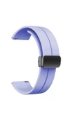 CEPCASE    Samsung Galaxy Watch Active 2 Uyumlu40mm Kordon/Kayış Çizgili Tasarım Metal Toka Esnek Sağlam - 2