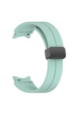 CEPCASE    Samsung Galaxy Watch 4 Classic 42mm Kordon/Kayış Çizgili Tasarım Metal Toka Esnek Sağlam - 1