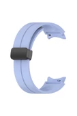 CEPCASE    Samsung Galaxy Watch 4 Classic 42mm Kordon/Kayış Çizgili Tasarım Metal Toka Esnek Sağlam - 2