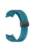 CEPCASE    Samsung Galaxy Watch 4 Classic 42mm Kordon/Kayış Çizgili Tasarım Metal Toka Esnek Sağlam - 1