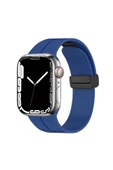 CEPCASE    Watch 40mm Kordon/kayış Soft Pürüzsüz Yüzey Pratik Metal Tak Çıkar Tokalı Silikon Kordon - 2