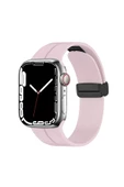 CEPCASE    Watch 38mm Kordon/kayış Soft Pürüzsüz Yüzey Pratik Metal Tak Çıkar Tokalı Silikon Kordon - 1
