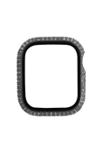 CEPCASE    Watch 7 45mm Taşlı Kasa Ve Ekran Koruyucu Diamond Kenarları Taşlı Tam Kalıp - 4