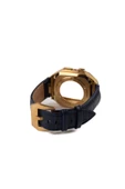CEPCASE    Watch 44mm Kordon/kayış Metal Gövde Leather Strap Metal Tokalı Luxury Kordon - 4