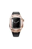 CEPCASE    Watch 7 45mm Kordon/kayış Metal Gövde Leather Strap Metal Tokalı Luxury Kordon - 1
