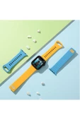 CEPCASE    Watch Ultra 49mm Kordon/kayış Çizgi Şerit Desen Delikli Tasarım Tak Çıkar Silikon Kordon - 4