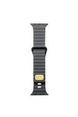 CEPCASE    Watch 42mm Kordon/kayış Çizgi Şerit Desen Delikli Tasarım Tak Çıkar Silikon Kordon - 2