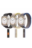 CEPCASE    Watch 7 45mm Kordon/kayış Örgü Işlemeli Ayarlanabilir Ölçü Pratik Tak Çıkar Kordon/kayış - 5