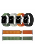 CEPCASE    Watch Ultra 49mm Kordon/kayış Örgü Işlemeli Metal Toka Diyazn Her Ölçüye Uyumlu Kordon - 6