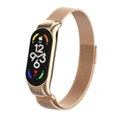 CEPCASE    Xiaomi Mi Band 7 Kordon/Kayış Mıknatıslı Hasır Metal Kasa Koruma 2 In 1 Tel Örgü Kordon/Kayış - 1
