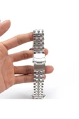 CEPCASE    Watch 7 45mm Kordon/kayış Metal Şeritli Bakla Tasarım Klipsli Açma Kapama Kordon/kayış - 2