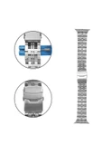 CEPCASE    Watch 7 45mm Kordon/kayış Metal Şeritli Bakla Tasarım Klipsli Açma Kapama Kordon/kayış - 4