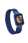CEPCASE    Xiaomi Mi Watch Lite Kordon/kayış Metal Hasır Örgü Kasa Korumalı Mıknatıslı 2 In 1 Tam Uyumlu Kordon - 1
