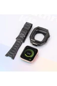 CEPCASE    Watch 7 45mm Kordon Luxury Tasarım Paslanmaz Çelik Kasa Korumalı Special Kordon - 7