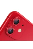 CEPCASE    Iphone 12 Uyumlu Kamera Lens Koruyucu Halka Model Kırmızı Renk - 7