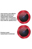 CEPCASE    Iphone 12 Pro Kamera Lens Koruyucu Halka Model Kırmızı Renk - 5