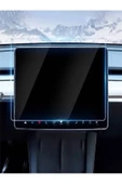 CEPCASE    Tesla Model Y Araç Multimedya Temperli Cam Ekran Koruyucu Tam Uyum 15' - 3