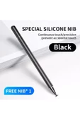 CEPCASE    Dokunmatik Çizim Kalemi Tablet Ve Telefonla Uyumlu Disk Uçlu Sugar Black - 1