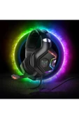 CEPCASE    Onikuma K10 Pro Rgb Oyuncu Kulaklığı 3.5mm Mikrofonlu Işıklı Kaliteli Yüksek Ses - 4
