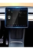 CEPCASE    Tesla Model Y Araç Multimedya Temperli Cam Ekran Koruyucu Tam Uyum 15' - 1