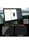 CEPCASE    Tesla Model Y Araç Multimedya Temperli Cam Ekran Koruyucu 15' Kalıp Tam Uyum - 5
