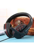 CEPCASE    X6 Oyuncu Kulaklığı 3.5mm Mikrofonlu Ekstra Bass Kaliteli Ses Örgü Tasarım Kablo - 1