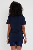 Kadın Açık Pembe Pis Yaka Salaş T-shirt ktcps001r07s - 5