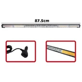 Carub Beyaz Turuncu Çakarlı Neon Led Bar Tepe Off Road Çalışma Lambası 9-30V 40W 87,5cm - 2