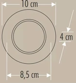 Cata 5 Adet Cata Ct 5258 Siyah Kasa Zepra LED Spot 6W 3 Renkli - 2