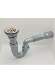 Donau Lavabo Eviye Sifonu S Tipi Körüklü Ø40 - 50 Mm Çıkışlı - 1